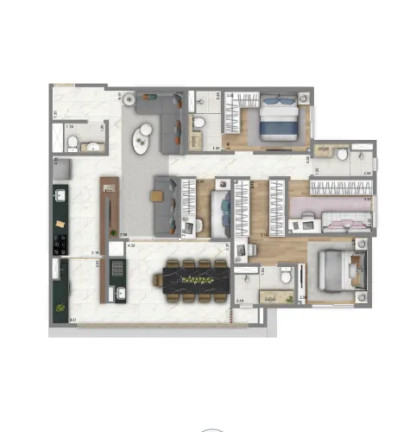 Imagem Apartamento com 3 Quartos à Venda, 147 m² em Tatuapé - São Paulo Imagem Apartamento com 3 Quartos à Venda, 147 m² em Tatuapé - São Paulo