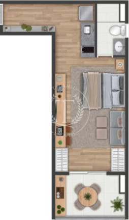 Imagem Apartamento com 1 Quarto à Venda, 24 m² em Higienópolis - São Paulo