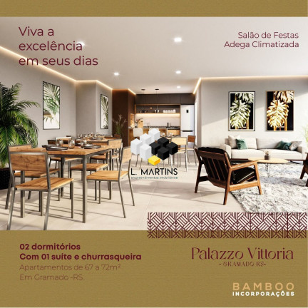 Imagem Apartamento com 2 Quartos à Venda, 67 m² em Floresta - Gramado