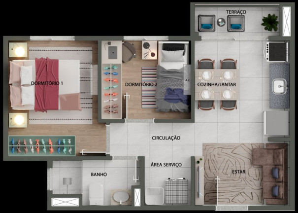 Imagem Apartamento com 2 Quartos à Venda, 37 m² em Rio Pequeno - São Paulo