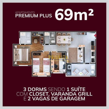 Imagem Apartamento com 3 Quartos à Venda, 69 m² em Reserva Carvalho Residencial - Sorocaba Imagem Apartamento com 3 Quartos à Venda, 69 m² em Reserva Carvalho Residencial - Sorocaba