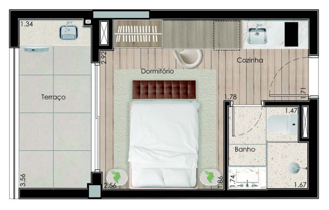 Imagem Apartamento com 1 Quarto à Venda, 24 m² em Saúde - São Paulo Imagem Apartamento com 1 Quarto à Venda, 24 m² em Saúde - São Paulo