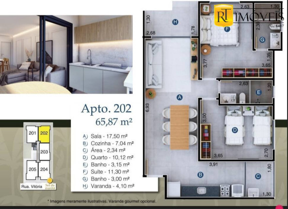 Imagem Apartamento com 2 Quartos à Venda, 64 m² em Palmeiras - Cabo Frio Imagem Apartamento com 2 Quartos à Venda, 64 m² em Palmeiras - Cabo Frio