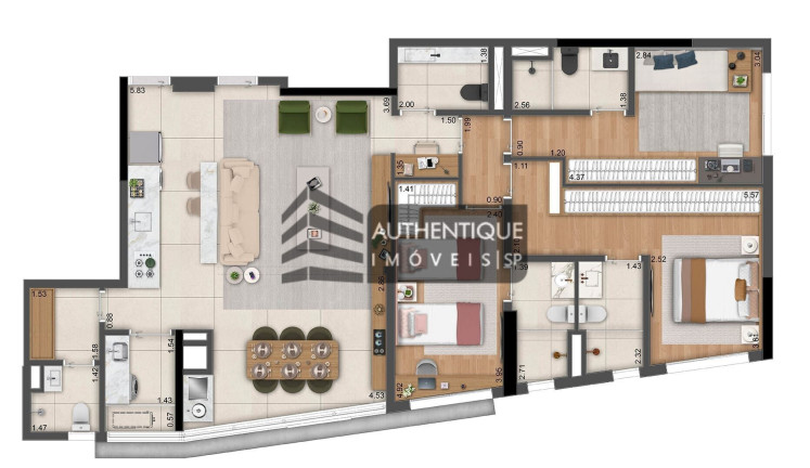 Imagem Apartamento com 3 Quartos à Venda, 121 m² em Moema - São Paulo
