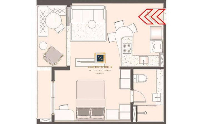Imagem Apartamento com 1 Quarto à Venda, 38 m² em Meireles - Fortaleza Imagem Apartamento com 1 Quarto à Venda, 38 m² em Meireles - Fortaleza