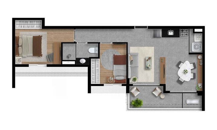 Imagem Imóvel com 1 Quarto à Venda, 29 m² em Santa Cecília - São Paulo Imagem Imóvel com 1 Quarto à Venda, 29 m² em Santa Cecília - São Paulo