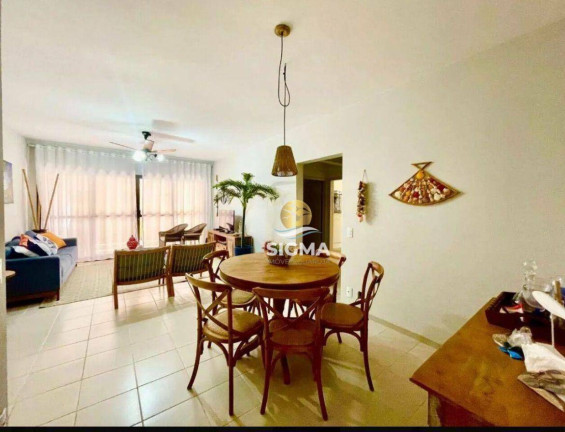 Apartamento com 3 Quartos à Venda, 110 m² em Pitangueiras - Guarujá