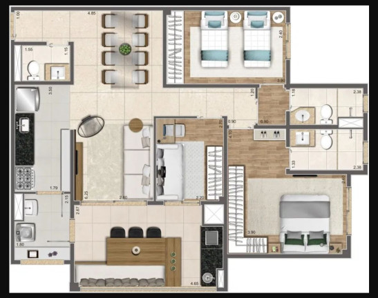 Imagem Apartamento com 3 Quartos à Venda, 93 m² em água Branca - São Paulo Imagem Apartamento com 3 Quartos à Venda, 93 m² em água Branca - São Paulo