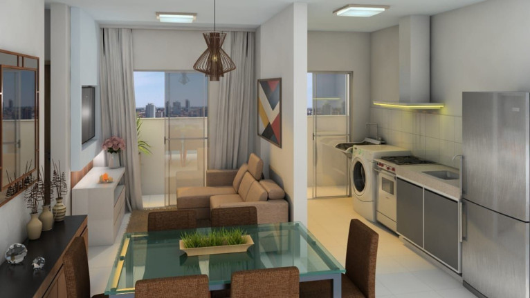 Apartamento com 2 Quartos à Venda, 54 m² em Laranjeiras - Uberlândia