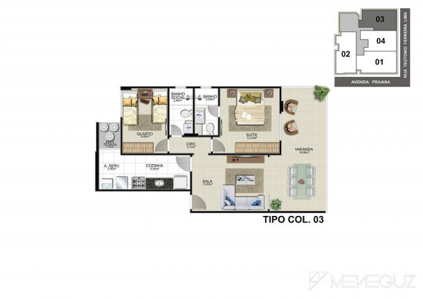 Imagem Apartamento com 3 Quartos à Venda, 92 m² em Praia Do Morro - Guarapari Imagem Apartamento com 3 Quartos à Venda, 92 m² em Praia Do Morro - Guarapari