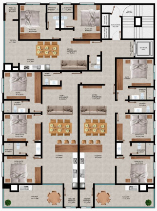 Imagem Apartamento com 3 Quartos à Venda, 112 m² em Perequê - Porto Belo