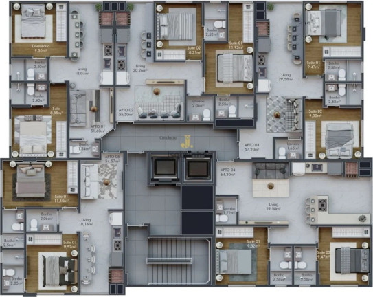Imagem Apartamento com 2 Quartos à Venda, 58 m² em Morretes - Itapema Imagem Apartamento com 2 Quartos à Venda, 58 m² em Morretes - Itapema