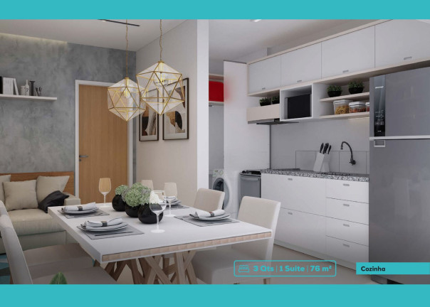 Imagem Apartamento com 3 Quartos à Venda, 76 m² em Parque Oeste Industrial - Goiânia Imagem Apartamento com 3 Quartos à Venda, 76 m² em Parque Oeste Industrial - Goiânia
