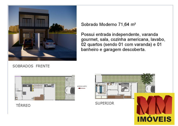 Imagem Casa de Condomínio com 2 Quartos à Venda, 71 m² em Peró - Cabo Frio Imagem Casa de Condomínio com 2 Quartos à Venda, 71 m² em Peró - Cabo Frio