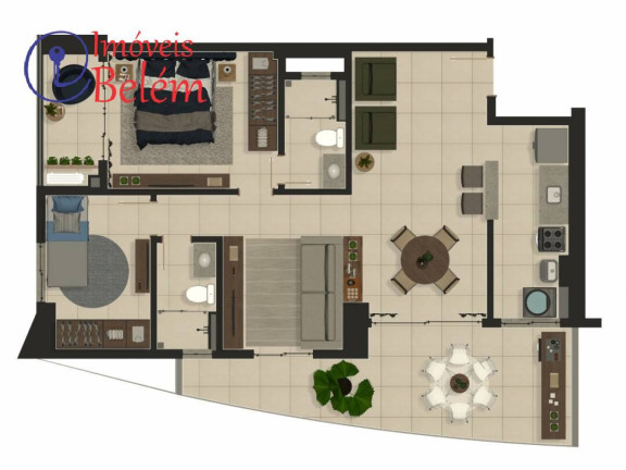 Imagem Apartamento com 3 Quartos à Venda, 85 m² em Jurunas - Belém Imagem Apartamento com 3 Quartos à Venda, 85 m² em Jurunas - Belém