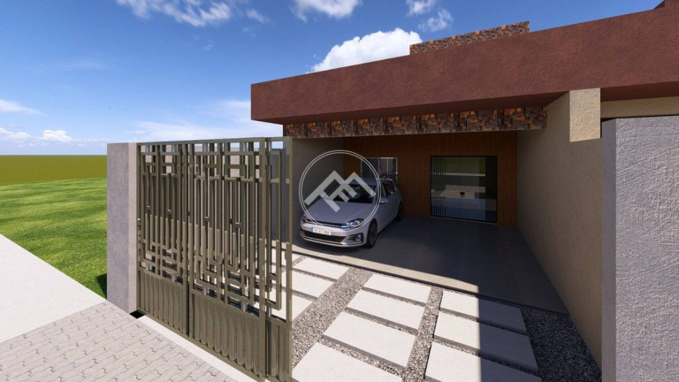 Casa com 3 Quartos à Venda, 89 m² em Residencial Maria Casagrande  Favoreto - Sertanópolis