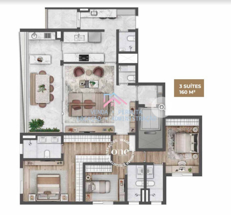 Imagem Apartamento com 3 Quartos à Venda, 160 m² em Indianópolis - São Paulo