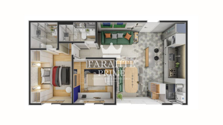 Imagem Apartamento com 2 Quartos à Venda, 55 m² em Campo Grande - Santos Imagem Apartamento com 2 Quartos à Venda, 55 m² em Campo Grande - Santos