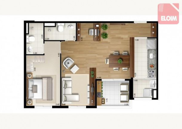 Imagem Apartamento com 2 Quartos à Venda, 56 m² em Bom Retiro - São Paulo Imagem Apartamento com 2 Quartos à Venda, 56 m² em Bom Retiro - São Paulo