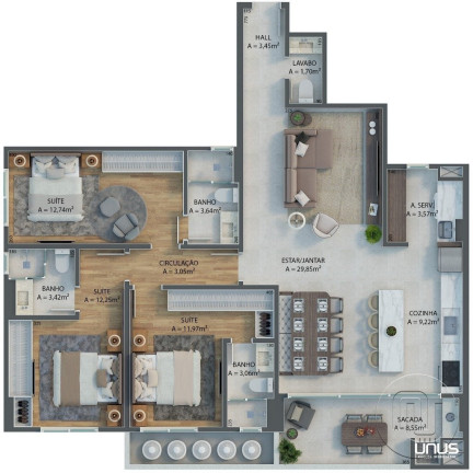 Imagem Apartamento com 2 Quartos à Venda, 138 m² em Campinas - São José Imagem Apartamento com 2 Quartos à Venda, 138 m² em Campinas - São José