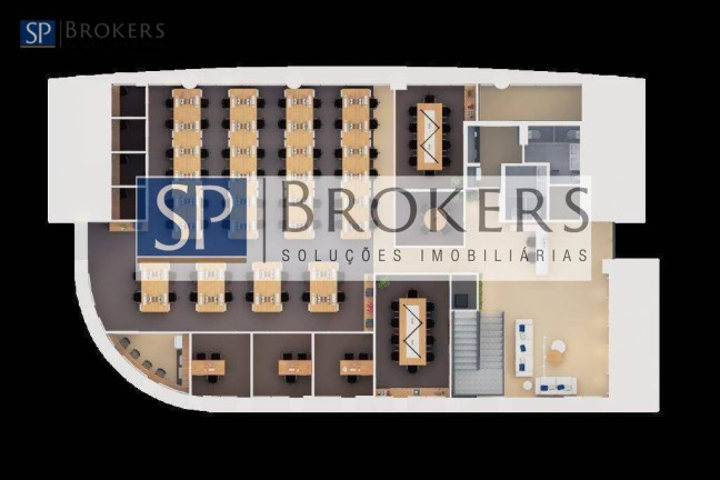 Imagem Sala Comercial para Alugar, 700 m² em Vila Olímpia - São Paulo Imagem Sala Comercial para Alugar, 700 m² em Vila Olímpia - São Paulo