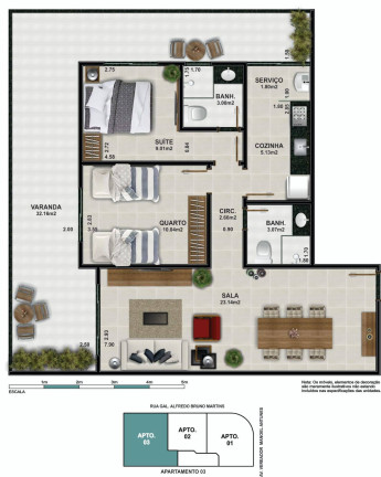 Imagem Apartamento com 1 Quarto à Venda, 53 m² em Braga - Cabo Frio Imagem Apartamento com 1 Quarto à Venda, 53 m² em Braga - Cabo Frio