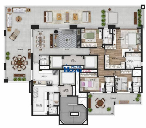 Imagem Apartamento com 4 Quartos à Venda, 312 m² em Jardins - São Paulo Imagem Apartamento com 4 Quartos à Venda, 312 m² em Jardins - São Paulo