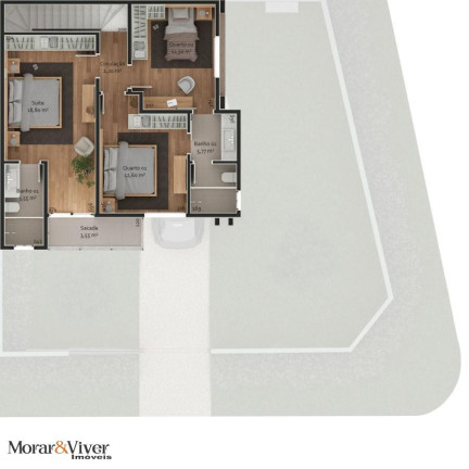 Imagem Casa com 3 Quartos à Venda, 138 m² em São Braz - Curitiba