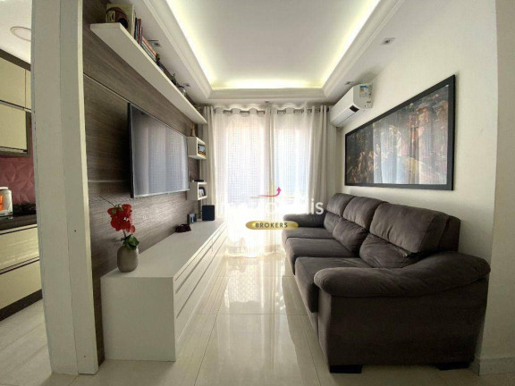 Apartamento com 2 Quartos à Venda, 58 m² em Vila Camilópolis - Santo André