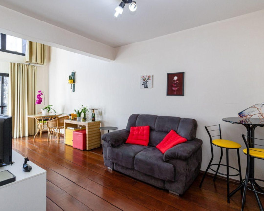 Flat com 1 Quarto à Venda, 51 m² em Moema - São Paulo