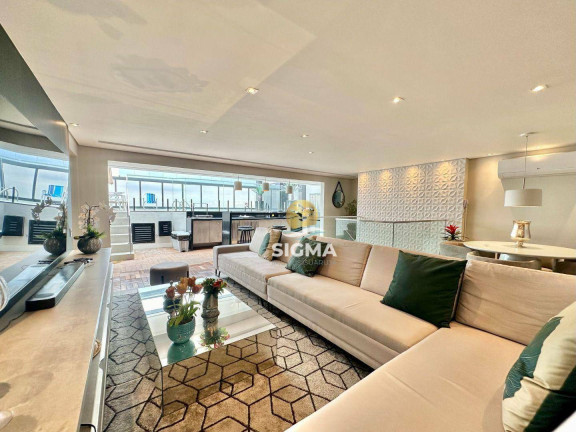 Imagem Cobertura com 4 Quartos à Venda, 260 m² em Enseada - Guarujá