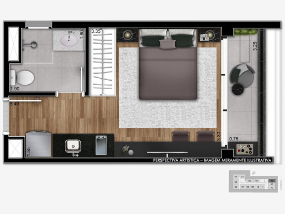 Imagem Apartamento à Venda, 24 m² em Pinheiros - São Paulo Imagem Apartamento à Venda, 24 m² em Pinheiros - São Paulo