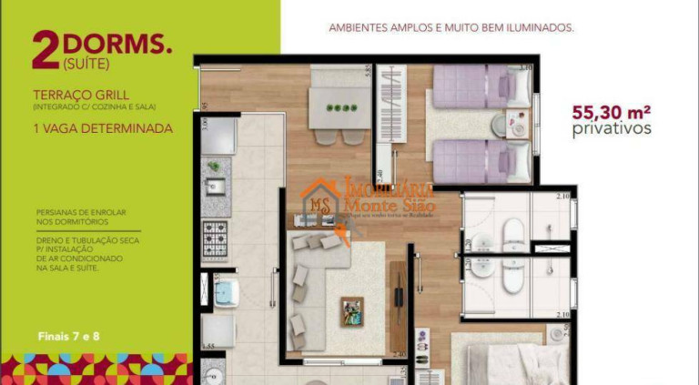 Imagem Apartamento com 2 Quartos à Venda, 55 m² em Vila Rosália - Guarulhos Imagem Apartamento com 2 Quartos à Venda, 55 m² em Vila Rosália - Guarulhos