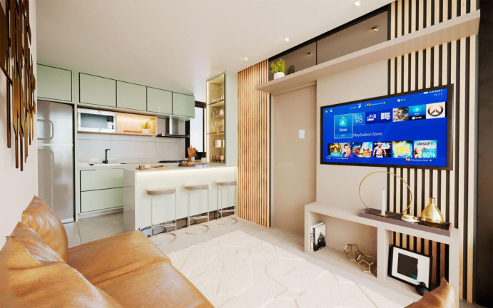 Apartamento com 3 Quartos à Venda, 68 m² em Praia De Itaparica - Vila Velha