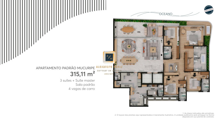 Imagem Apartamento com 4 Quartos à Venda, 315 m² em Meireles - Fortaleza Imagem Apartamento com 4 Quartos à Venda, 315 m² em Meireles - Fortaleza