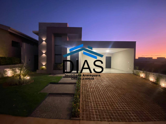 Casa com 3 Quartos à Venda, 194 m² em Condomínio Portal Das Tipuanas - Araraquara