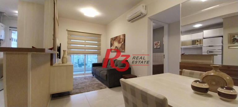 Imagem Apartamento com 1 Quarto para Alugar, 50 m² em Gonzaga - Santos Imagem Apartamento com 1 Quarto para Alugar, 50 m² em Gonzaga - Santos