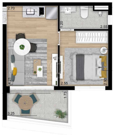 Imagem Apartamento com 1 Quarto à Venda, 23 m² em Vila Madalena - São Paulo
