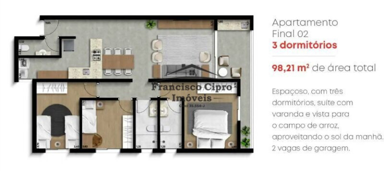 Imagem Apartamento com 2 Quartos à Venda, 81 m² em Village Santana - Guaratinguetá Imagem Apartamento com 2 Quartos à Venda, 81 m² em Village Santana - Guaratinguetá