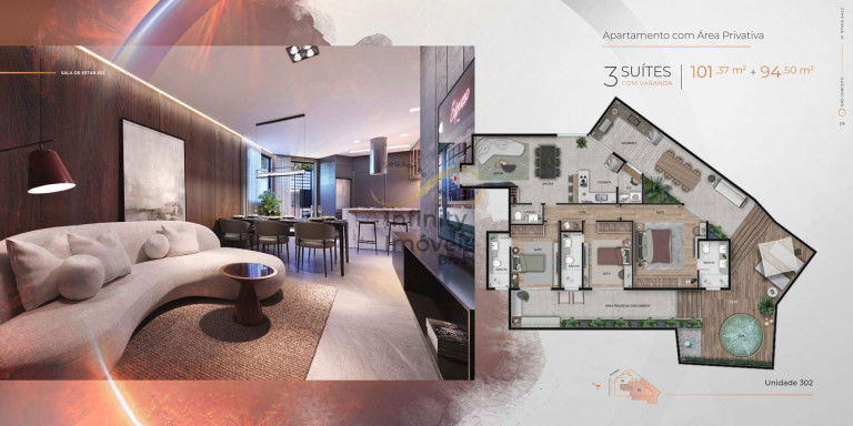 Imagem Apartamento com 3 Quartos à Venda, 101 m² em Serra - Belo Horizonte