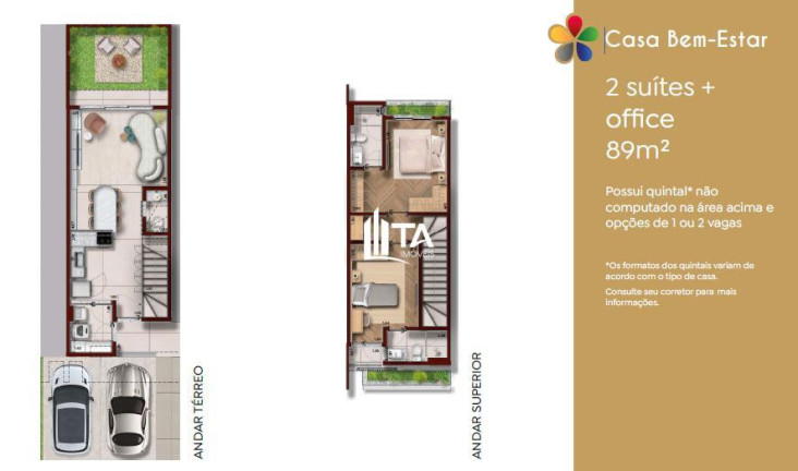 Imagem Casa com 2 Quartos à Venda, 89 m² em Parque Taquaral - Campinas