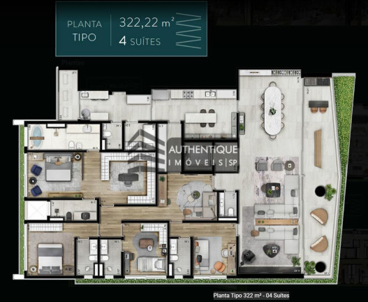 Imagem Apartamento com 4 Quartos à Venda, 322 m² em Jardins - São Paulo Imagem Apartamento com 4 Quartos à Venda, 322 m² em Jardins - São Paulo
