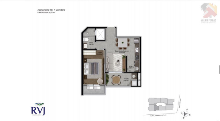 Imagem Apartamento com 2 Quartos à Venda, 66 m² em Trindade - Florianópolis