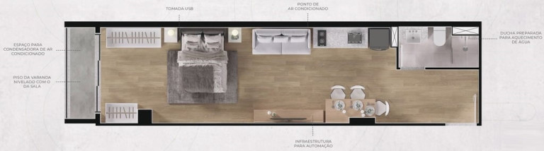 Imagem Apartamento com 1 Quarto à Venda, 100 m² em Jardins - São Paulo