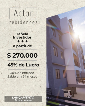 Apartamento com 1 Quarto à Venda, 33 m² em Cajuru - Curitiba