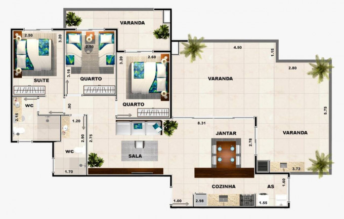 Imagem Apartamento com 2 Quartos à Venda, em Itaguá - Ubatuba Imagem Apartamento com 2 Quartos à Venda, em Itaguá - Ubatuba