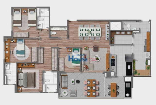 Imagem Apartamento com 4 Quartos à Venda, 133 m² em Vila Andrade - São Paulo Imagem Apartamento com 4 Quartos à Venda, 133 m² em Vila Andrade - São Paulo