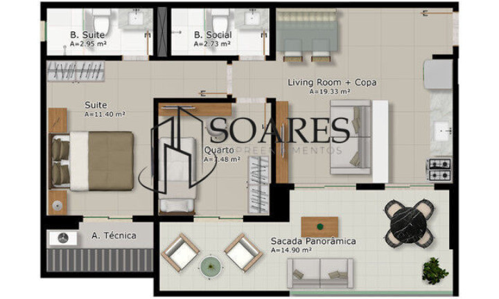 Imagem Apartamento com 2 Quartos à Venda, 68 m² em São Brás - Belém Imagem Apartamento com 2 Quartos à Venda, 68 m² em São Brás - Belém