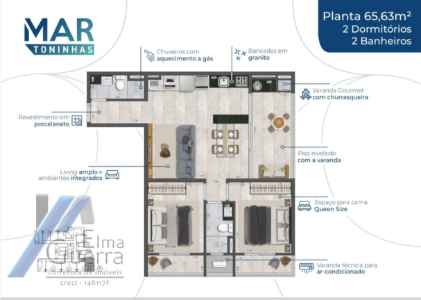 Imagem Apartamento com 1 Quarto à Venda, 35 m² em Toninhas - Ubatuba Imagem Apartamento com 1 Quarto à Venda, 35 m² em Toninhas - Ubatuba