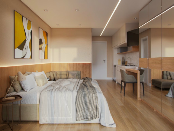 Imagem Imóvel com 1 Quarto à Venda, 54 m² em Bacacheri - Curitiba Imagem Imóvel com 1 Quarto à Venda, 54 m² em Bacacheri - Curitiba